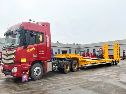 3 Axles Low Bed Trailer picture