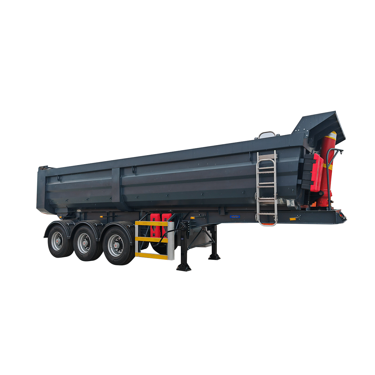 3-axle rear dump semi-trailer