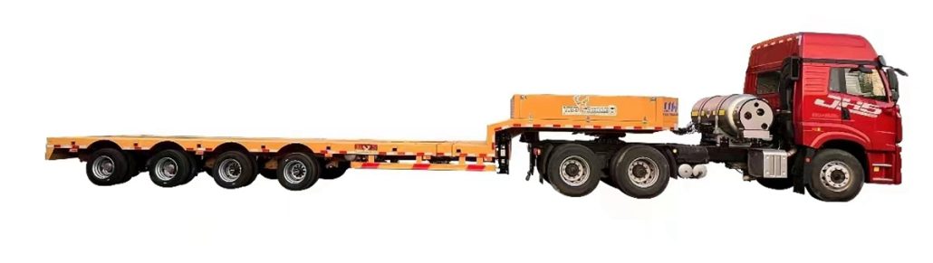 4 axle low bed trailer